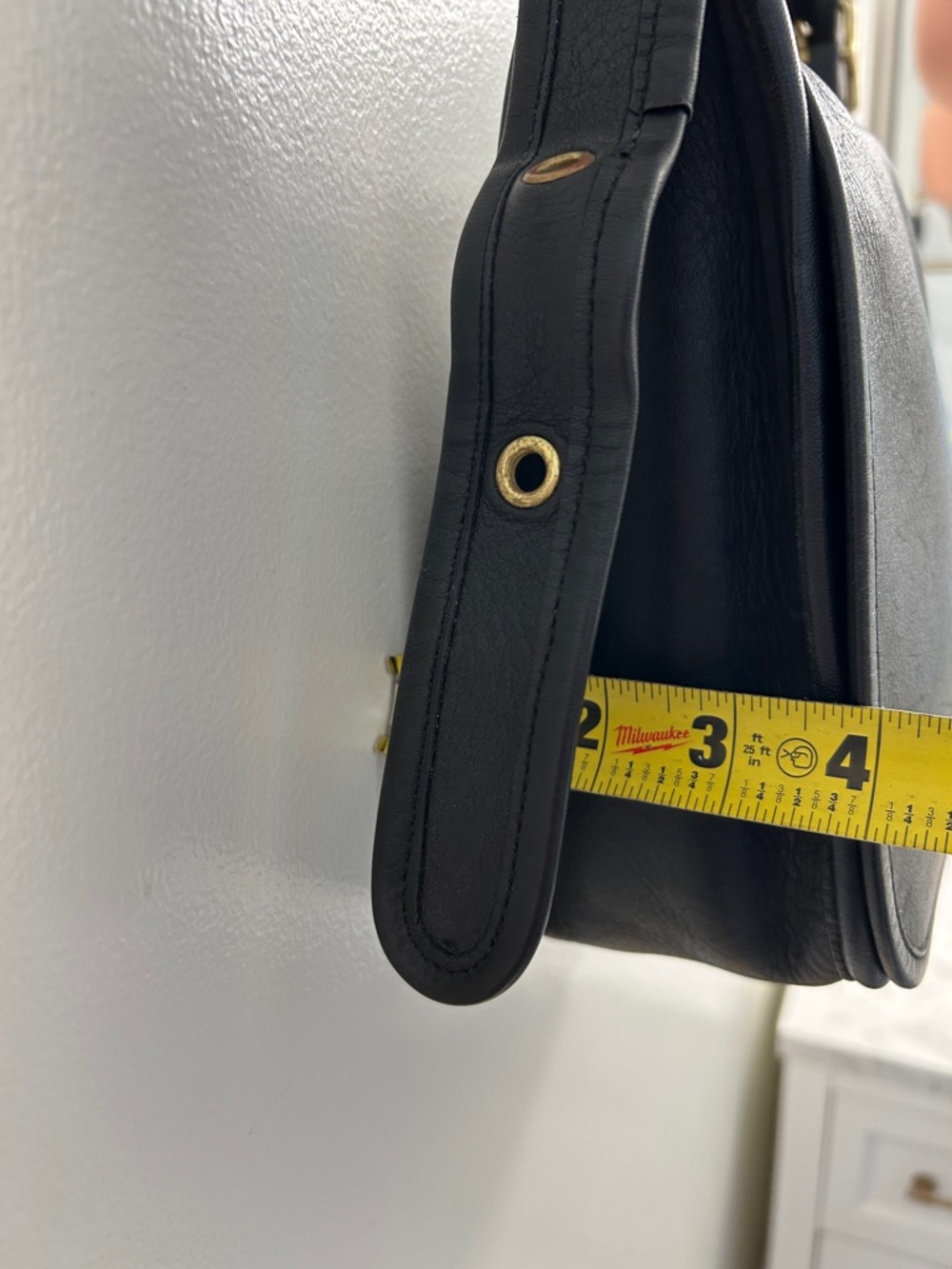 Coach Patricia’s Legacy #9951 Black Leather Crossbody Saddle Bag - Picture 4 of 10